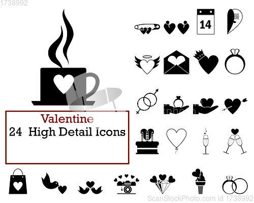 Image of Valentine Icon Set