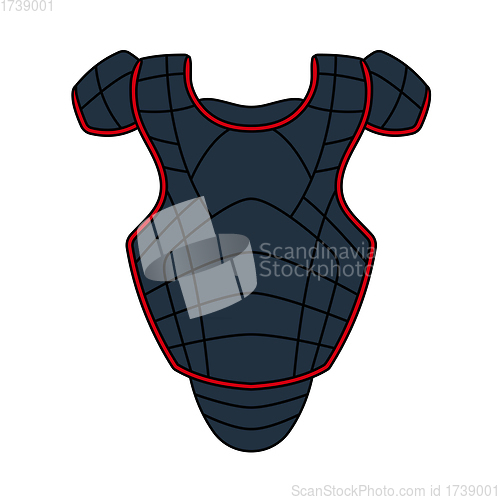 Image of Baseball Chest Protector Icon