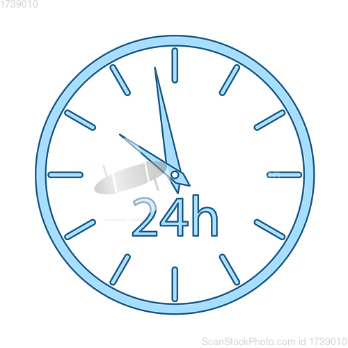 Image of 24 Hours Clock Icon