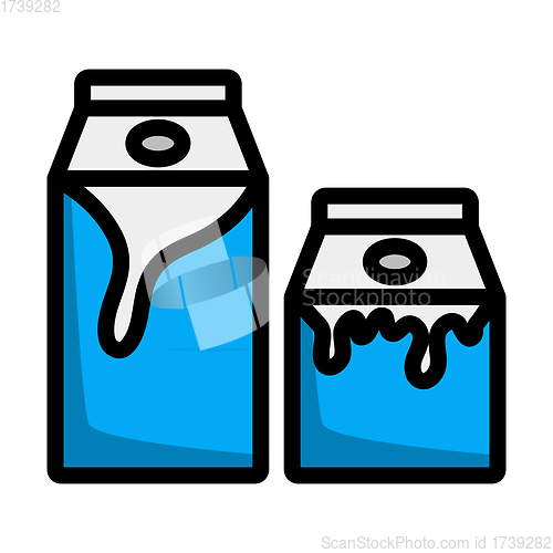 Image of Milk And Cream Container Icon