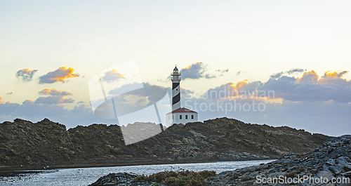 Image of Sunrise on Lighthouse Cap de Favatrix 