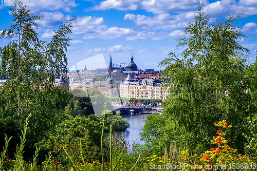 Image of Gamla Stan landscape in Stockholm, Sweden