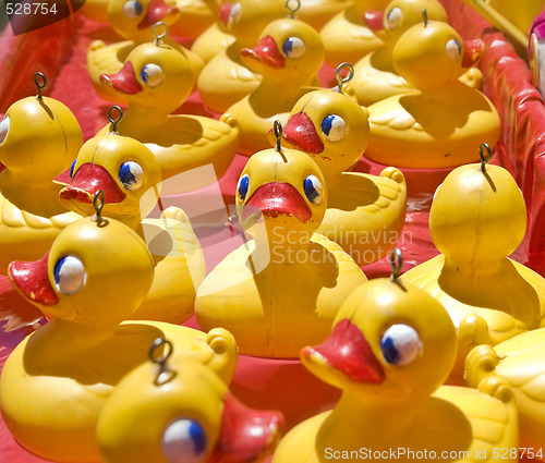 Image of lots of rubber ducks