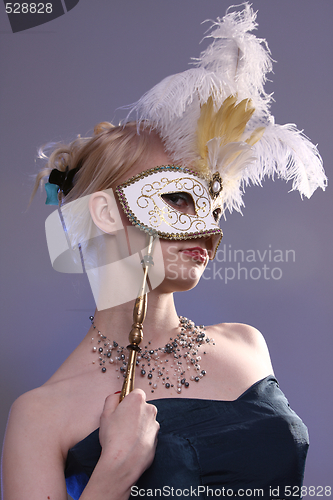 Image of Woman with mask