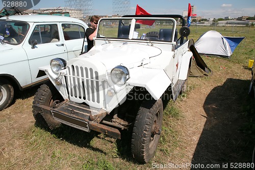 Image of vintage, russian Off-road car