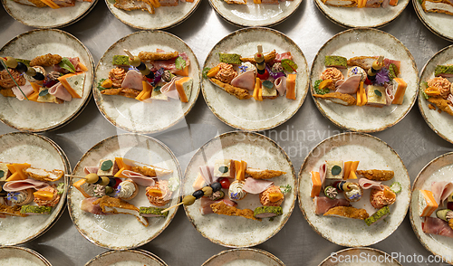 Image of Elegant appetizers at catered event