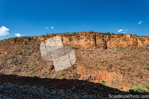 Image of Mountain landscape with canyon, Amhara Region Ethiopia