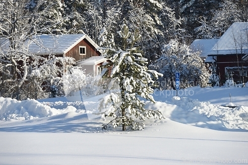 Image of winter landscape in Finland