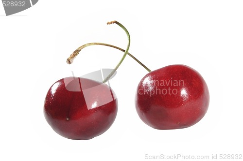 Image of Fruits, Two Cherries