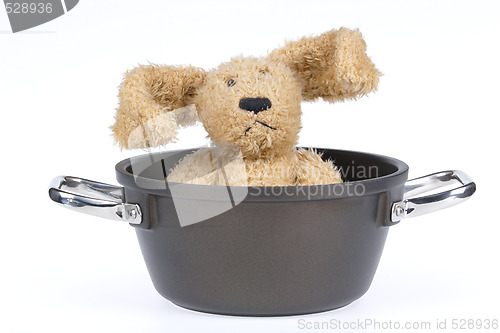Image of Saucepan with Hare