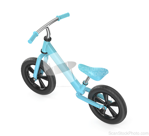 Image of Blue children's balance bike