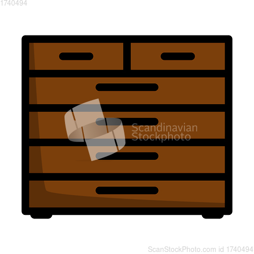 Image of Chest Of Drawers Icon