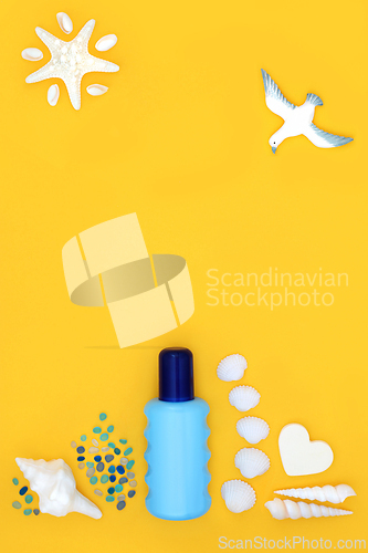 Image of Sunscreen Lotion for Summer Skincare Protection