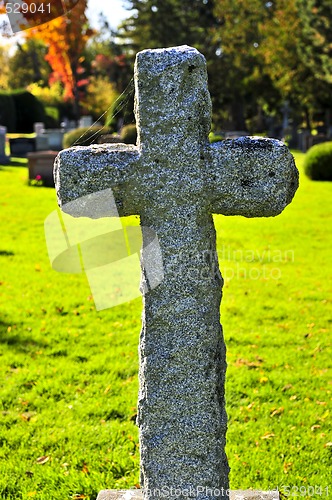 Image of Graveyard with tombstones