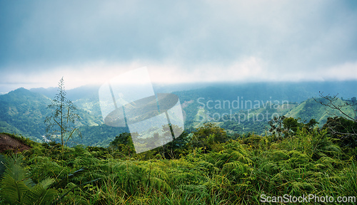 Image of Landscape of Sierra Nevada mountains, Colombia wilderness landscape.