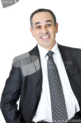 Image of Businessman on white background