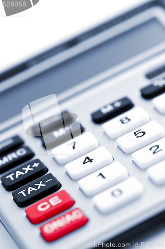 Image of Tax calculator keypad
