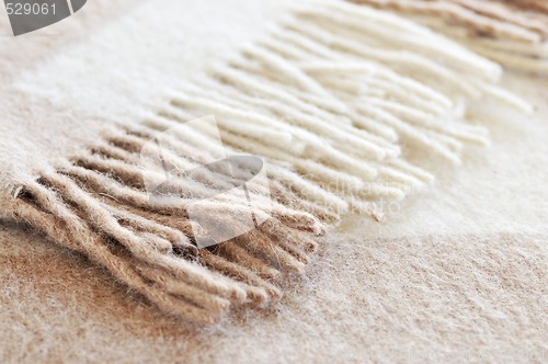 Image of Cozy alpaca wool blanket