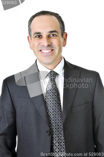 Image of Businessman on white background