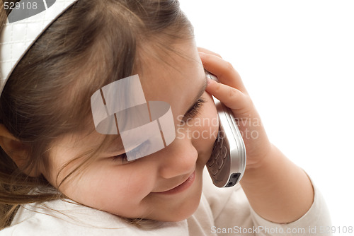 Image of Child Phone Conversation