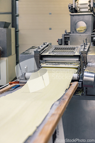 Image of Industrial pasta production line