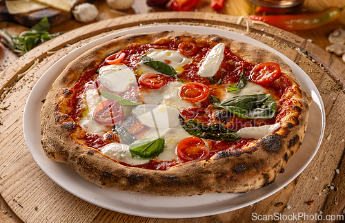 Image of Gourmet Italian pizza