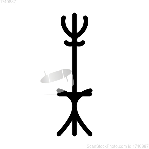 Image of Office Coat Stand Icon
