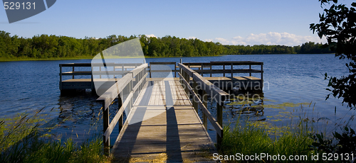 Image of Fishing Pier in Blue Lake