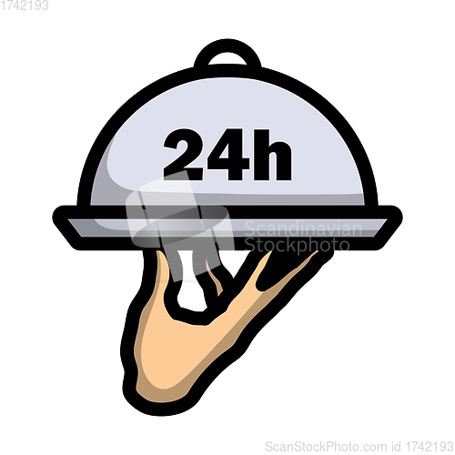 Image of 24 Hour Room Service Icon