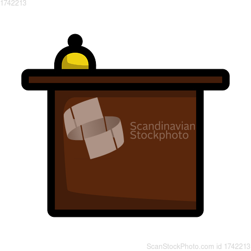 Image of Hotel Reception Desk Icon