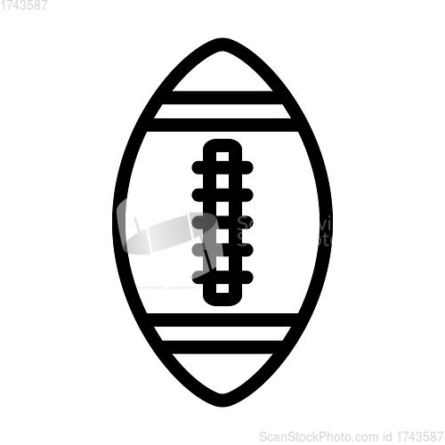 Image of American Football Ball Icon