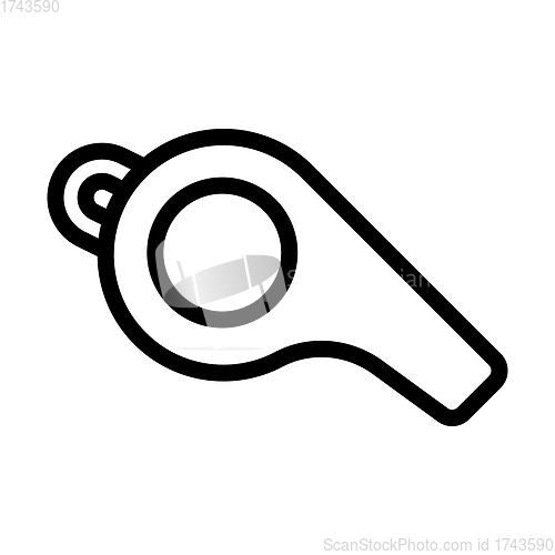 Image of American Football Whistle Icon