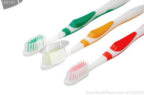 Image of Three Toothbrushes