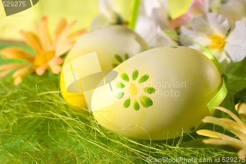 Image of easter eggs