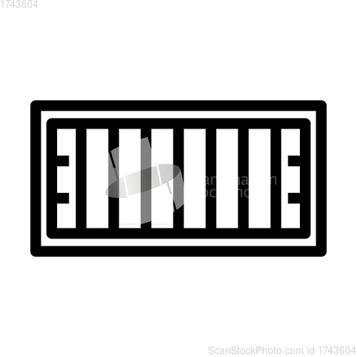 Image of American Football Field Mark Icon