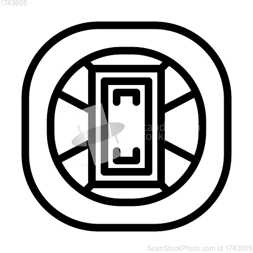 Image of American Football Stadium Bird's-eye View Icon