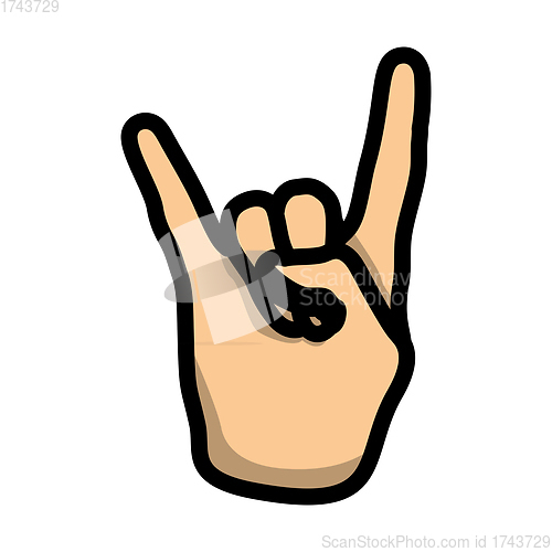 Image of Rock Hand Icon