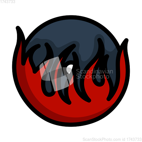 Image of Flame Vinyl Icon