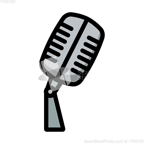 Image of Old Microphone Icon