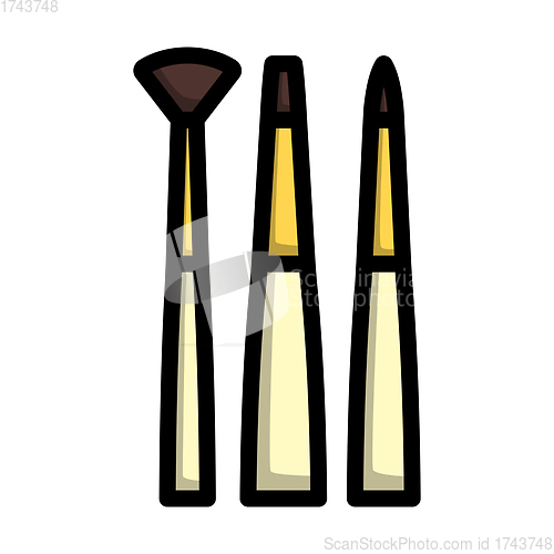 Image of Paint Brushes Set Icon