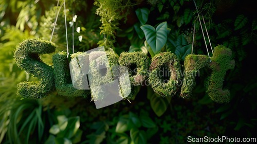 Image of Turf Support concept creative horizontal art poster.