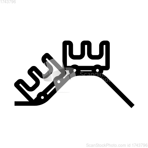 Image of Small Roller Coaster Icon