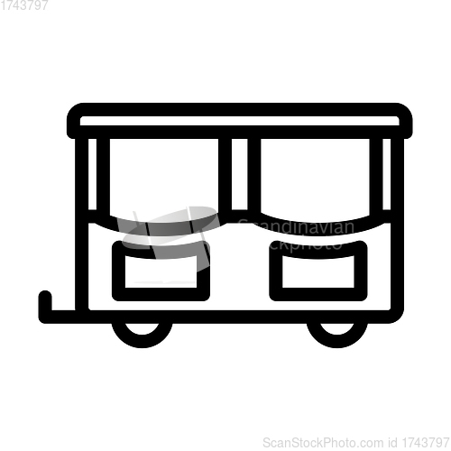 Image of Wagon Of Children Train Icon