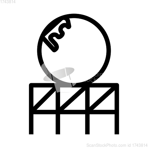 Image of Roller Coaster Loop Icon
