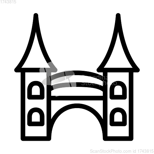 Image of Amusement Park Entrance Icon