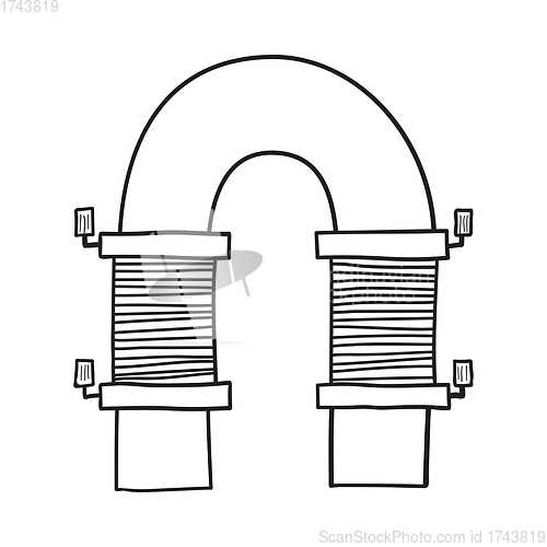 Image of Electric Magnet Icon