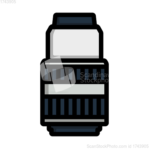 Image of Icon Of Photo Camera Zoom Lens