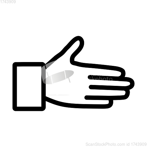 Image of Open Hend Icon