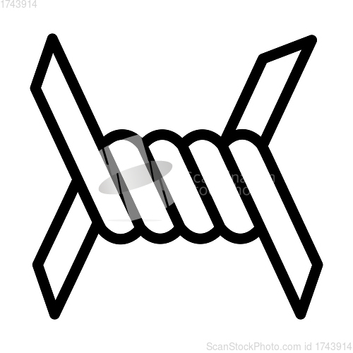 Image of Barbed Wire Icon