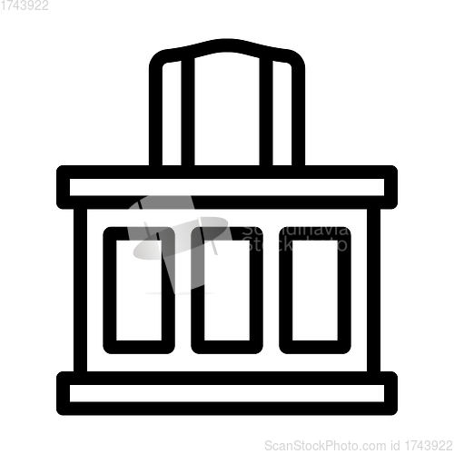 Image of Judge Table Icon